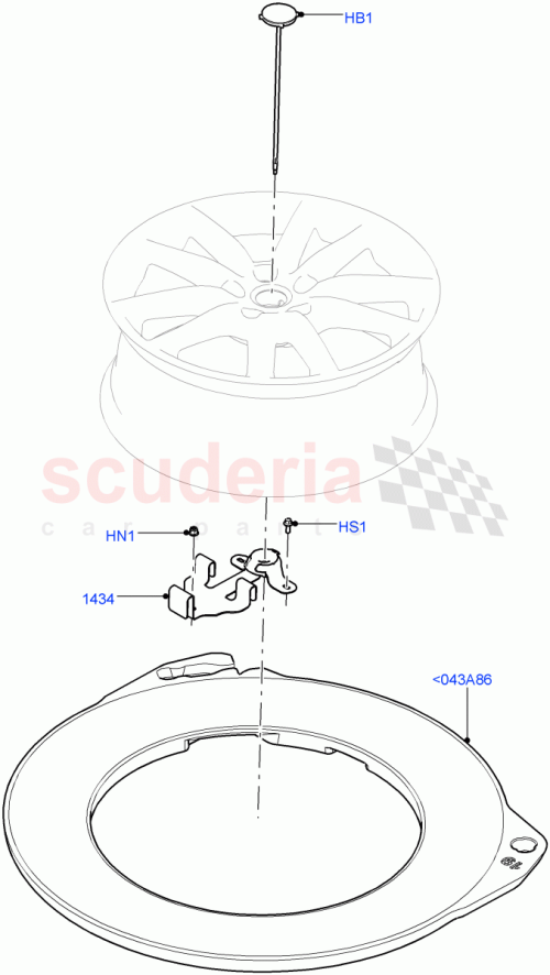 Part Diagram for Land Rover LR033233