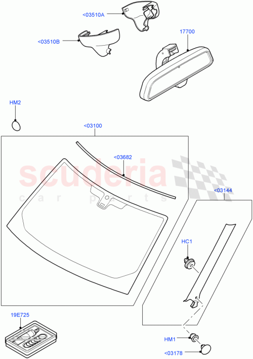 Part Diagram for Land Rover CTB500070
