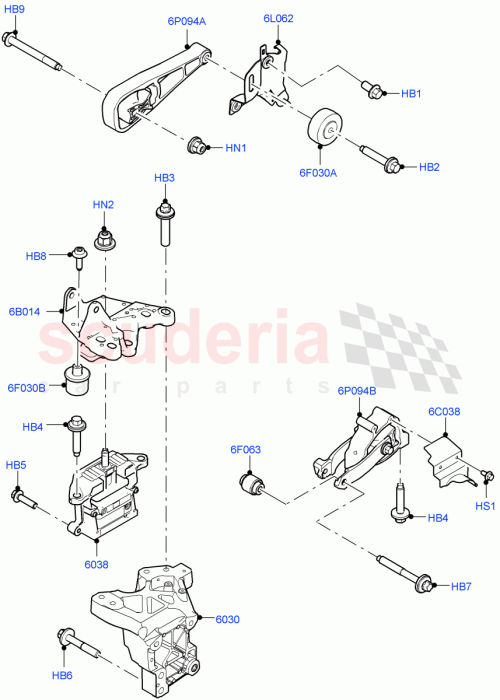 Part Diagram for Land Rover LR144459