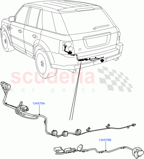 Part Diagram for Land Rover LR020917