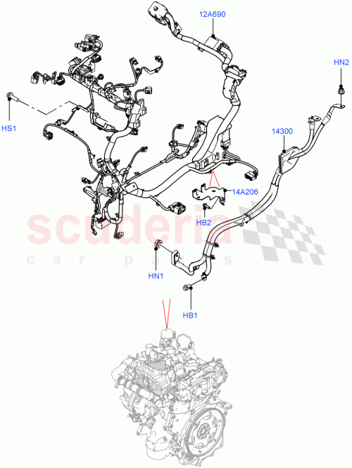 Part Diagram for Land Rover LR167908