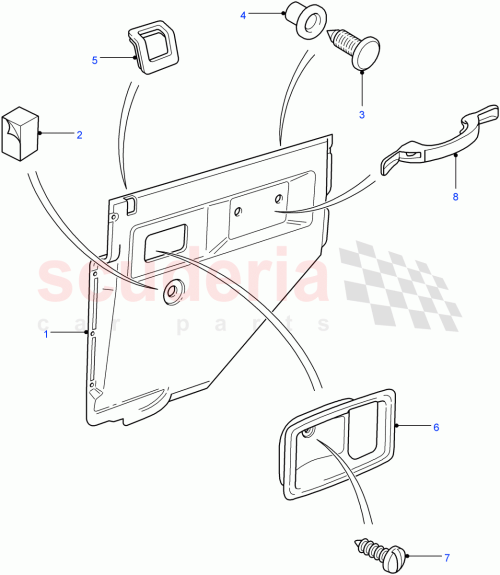 Part Diagram for Land Rover ELB502200PUY