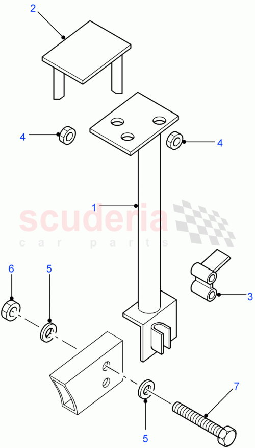 Part Diagram for Land Rover AYG500140