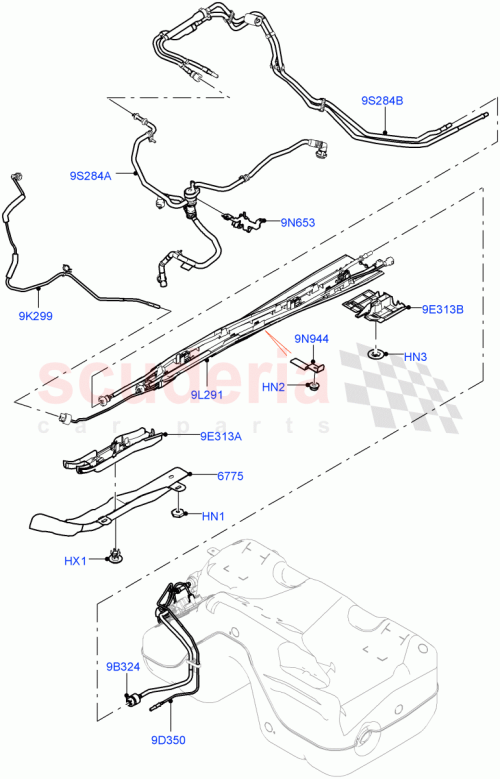 Part Diagram for Land Rover LR107666