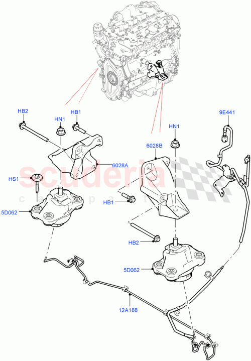 Part Diagram for Land Rover LR081528