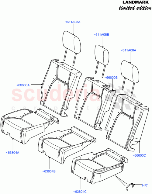 Part Diagram for Land Rover LR026666