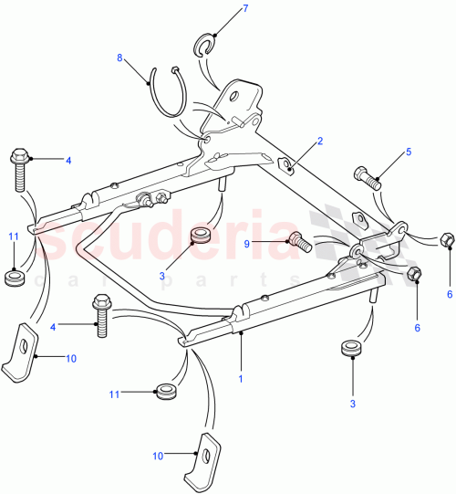 Part Diagram for Land Rover ADU710120