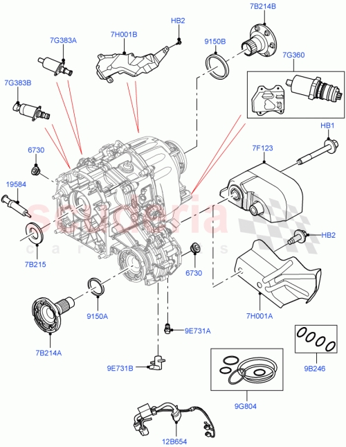 Part Diagram for Land Rover LR160885