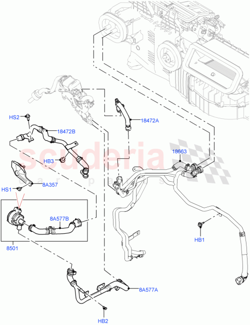Part Diagram for Land Rover LR163792