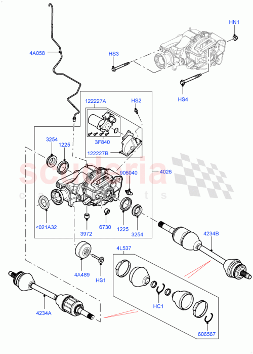 Part Diagram for Land Rover LR059455