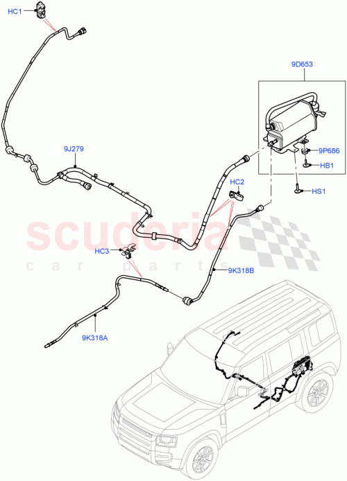 Part Diagram for Land Rover LR146954