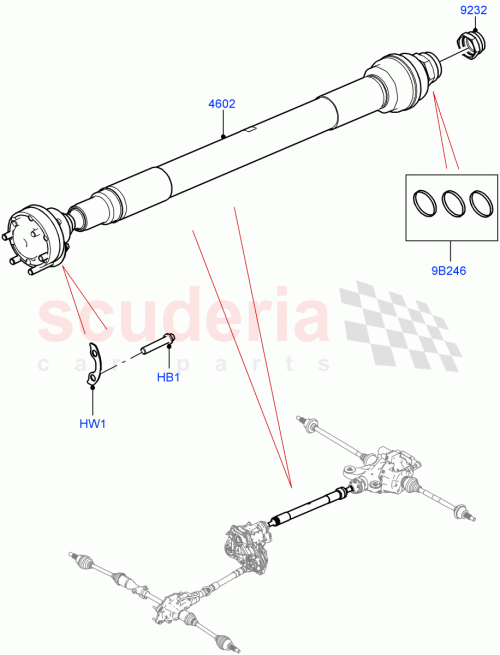 Part Diagram for Land Rover LR141986