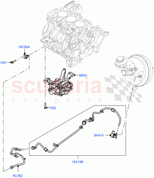 Part Diagram for Land Rover LR093608