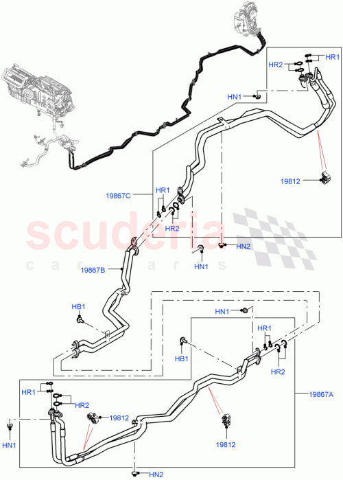 Part Diagram for Land Rover LR131138