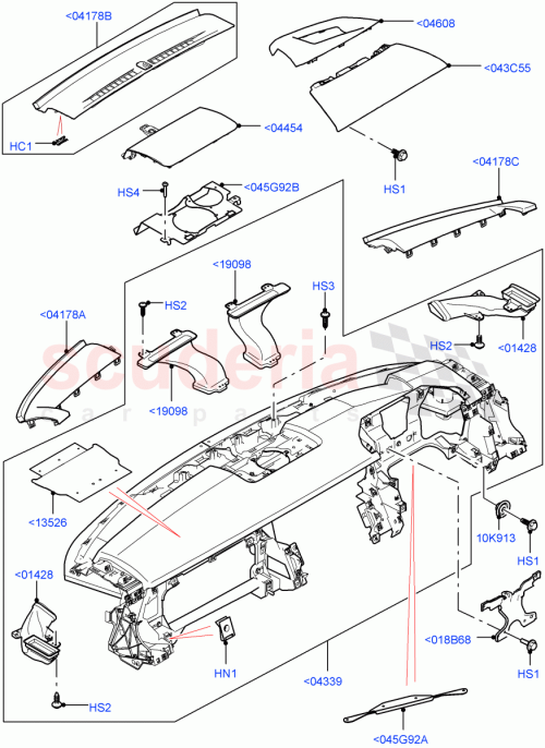 Part Diagram for Land Rover LR082405