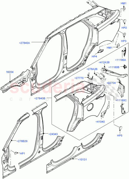 Part Diagram for Land Rover LR091298