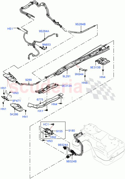 Part Diagram for Land Rover LR113750