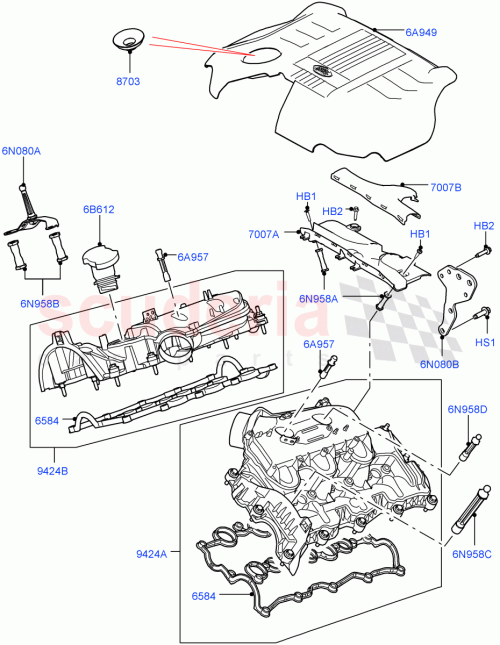 Part Diagram for Land Rover LR091890