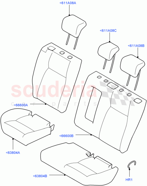 Part Diagram for Land Rover LR168147