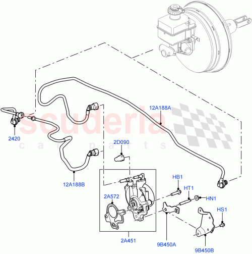 Part Diagram for Land Rover LR015538