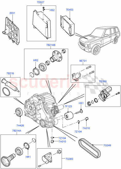 Part Diagram for Land Rover LR011888