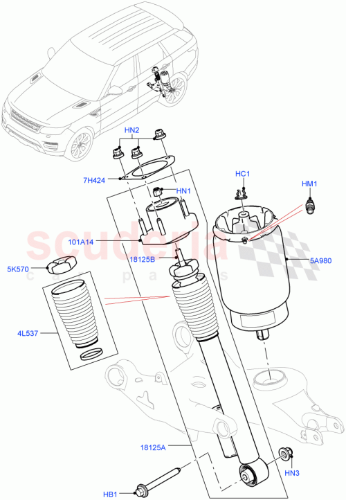 Part Diagram for Land Rover LR062385