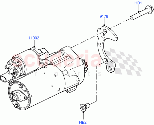 Part Diagram for Land Rover LR156877