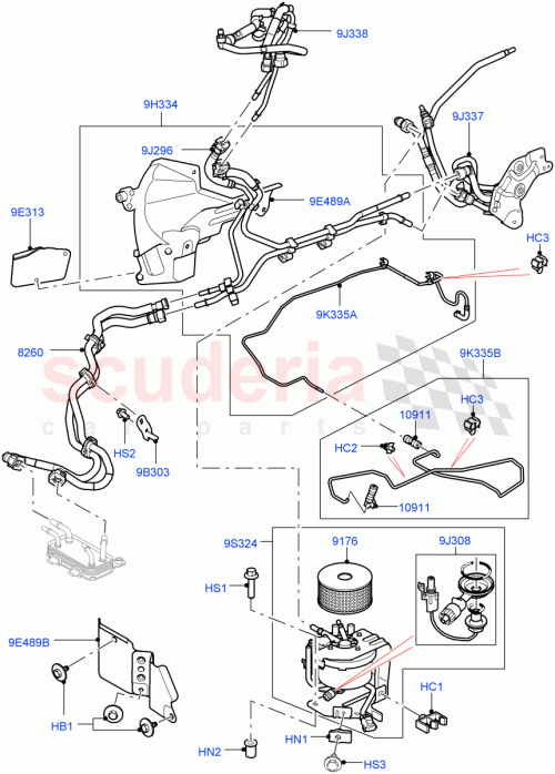 Part Diagram for Land Rover LR015416
