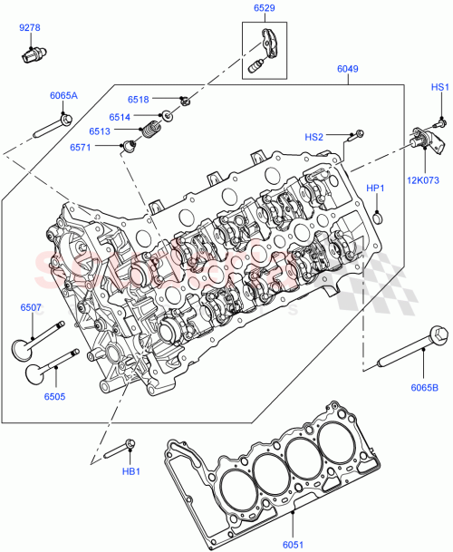 Part Diagram for Land Rover LR023010