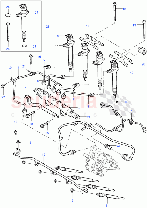 Part Diagram for Land Rover LR004466