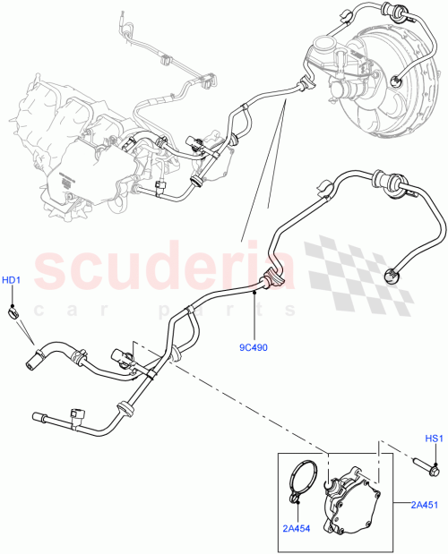 Part Diagram for Land Rover LR072595