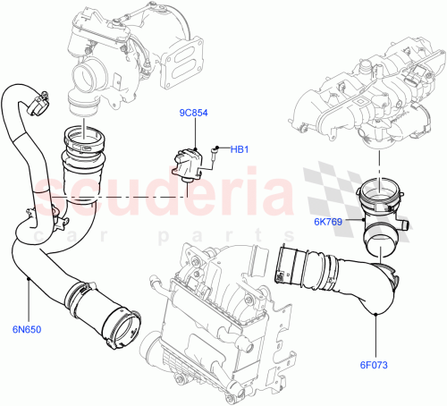 Part Diagram for Land Rover LR101007