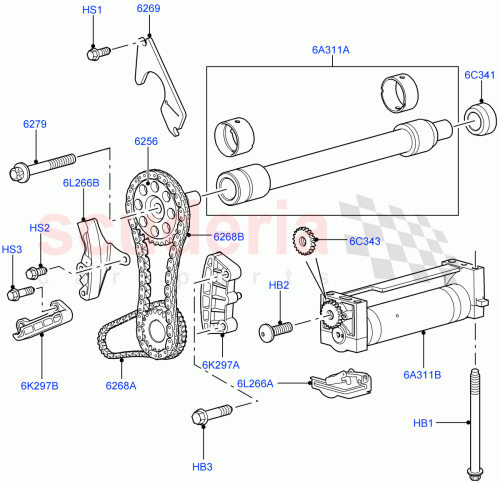 Part Diagram for Land Rover 1025293