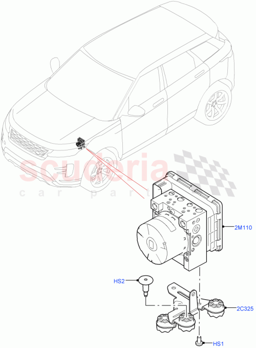 Part Diagram for Land Rover LR135761