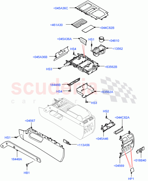 Part Diagram for Land Rover LR131874
