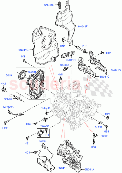 Part Diagram for Land Rover LR126157
