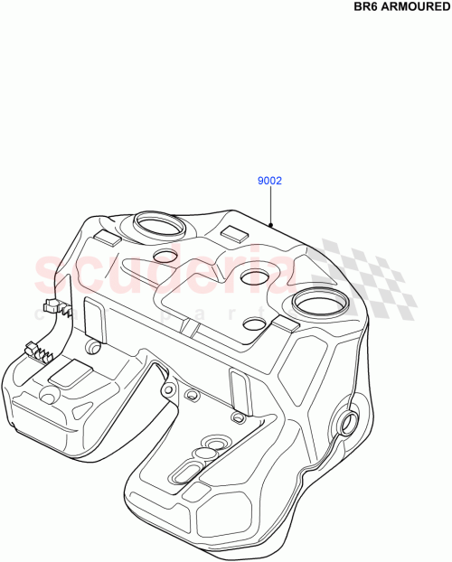 Part Diagram for Land Rover LR019671