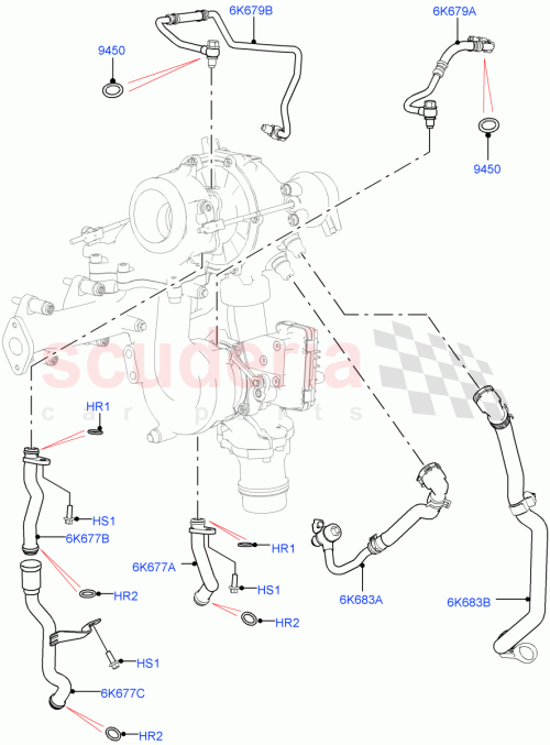 Part Diagram for Land Rover LR081639