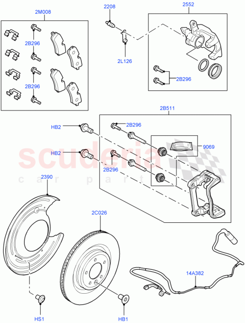 Part Diagram for Land Rover LR033306