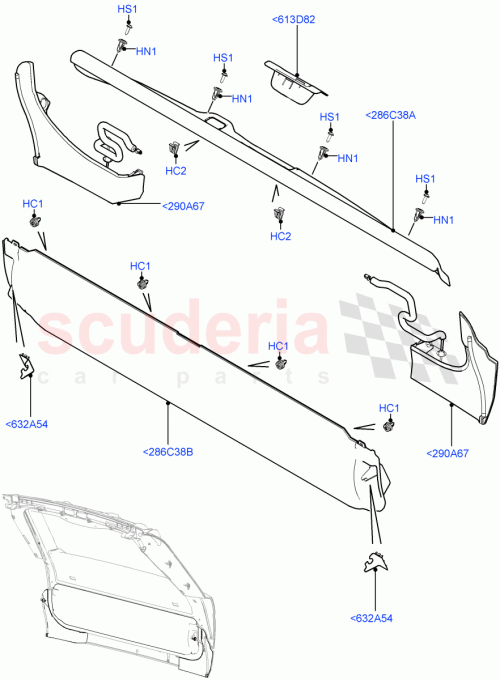 Part Diagram for Land Rover LR111507