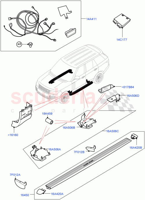 Part Diagram for Land Rover VPLGP0454
