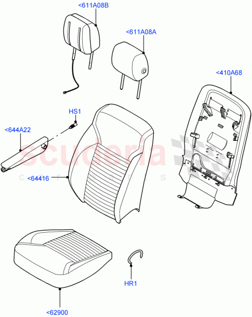 Part Diagram for Land Rover LR105259