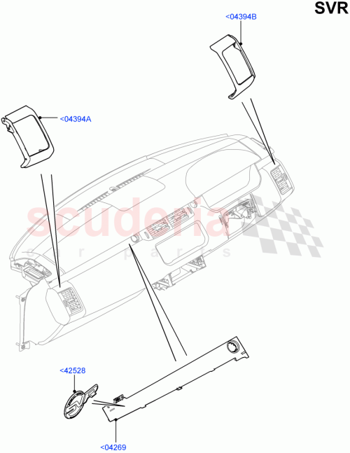 Part Diagram for Land Rover LR061918