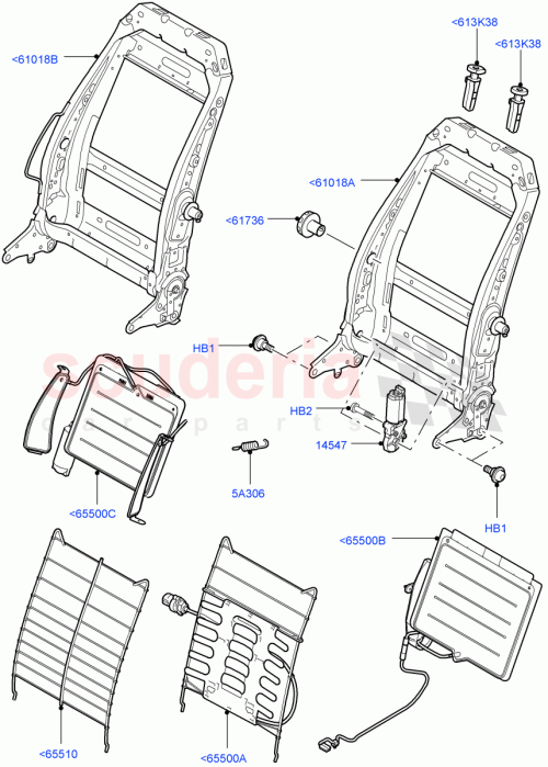 Part Diagram for Land Rover LR016509