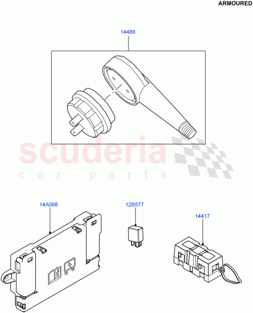 Part Diagram for Land Rover LR057741