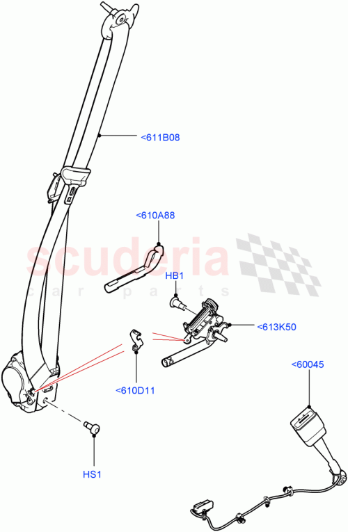 Part Diagram for Land Rover LR081110
