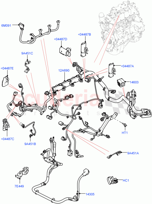 Part Diagram for Land Rover LR116487