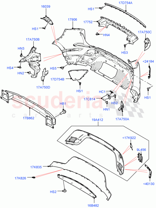 Part Diagram for Land Rover LR117431