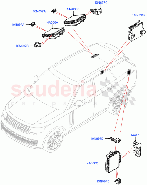 Part Diagram for Land Rover LR153004