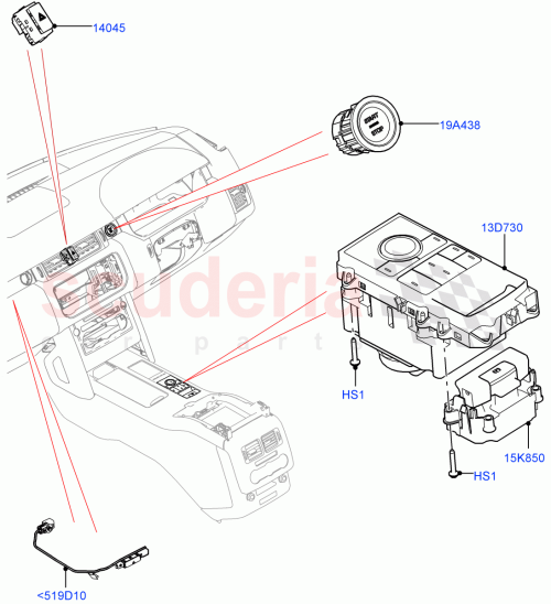 Part Diagram for Land Rover LR104984
